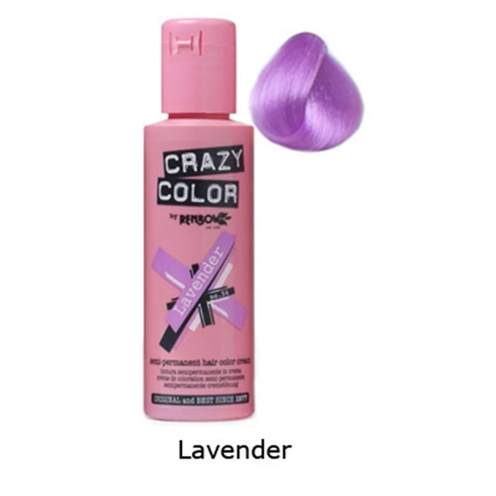 Crazy Color Crazy Color Semi Permanent Hair Dye Lavender Purple
