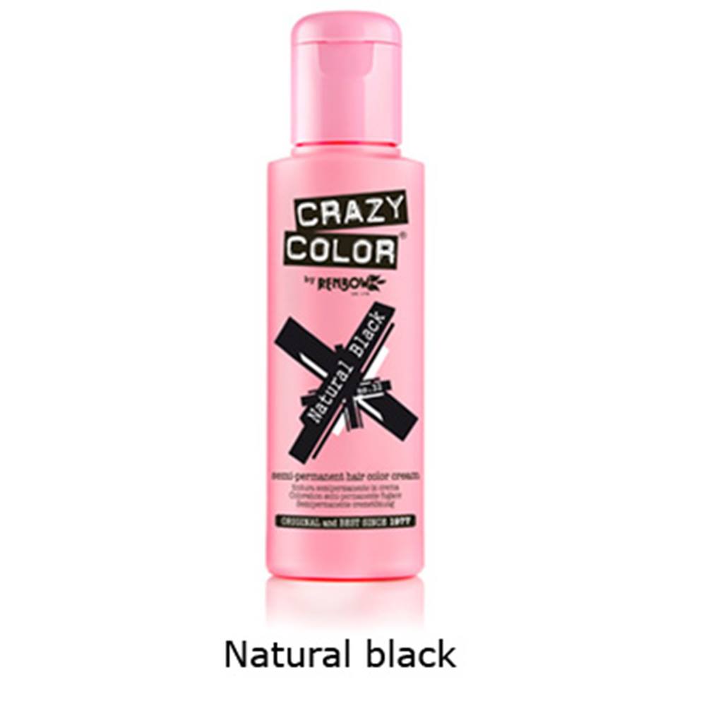Crazy Color Crazy Color Semi Permanent Hair Dye Natural Black