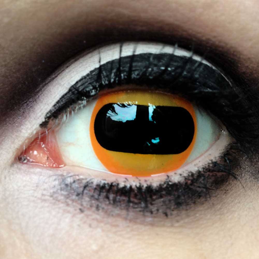 Mesmereyez Mesmereyez Halloween Farbige Kontaktlinsen Goat Orange Schwa