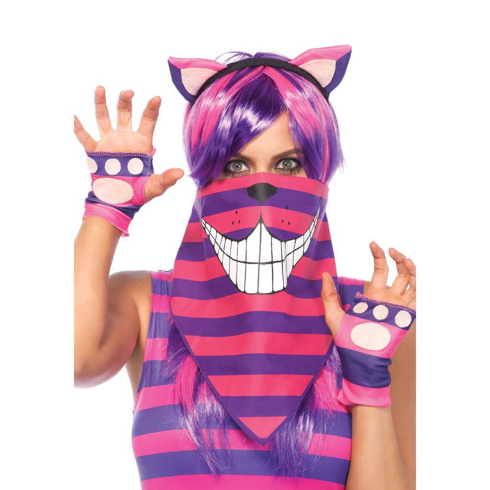 Leg Avenue Cheshire Cat Bandana Costume Accessory Purple Pink Leg Ave