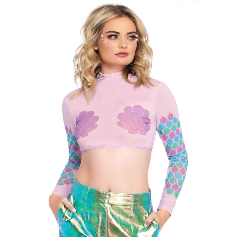 mermaid mesh top