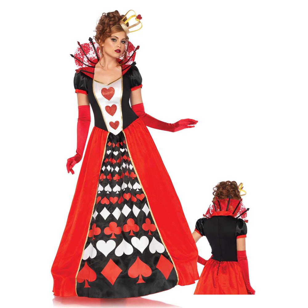 Leg Avenue Deluxe Queen Of Hearts Costume Multicolours