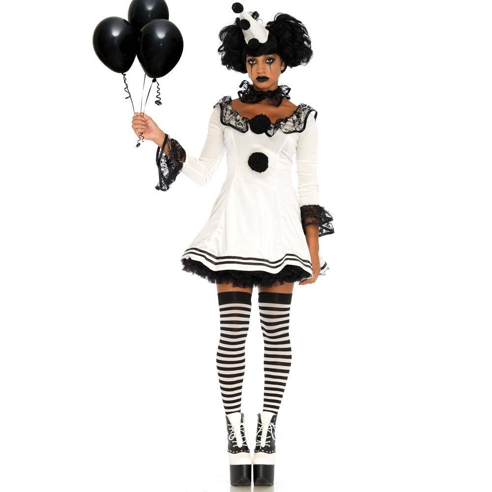 Leg Avenue Leg Avenue - Pierrot Clown Costume - White | Attitude Europe Leg Avenue Leg Avenue - Pierrot Clown Costume - White | Attitude Europe