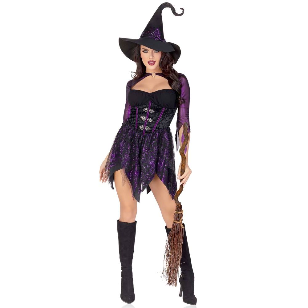 Leg Avenue Leg Avenue - Mystical Witch Costume - Purple/Black | Attitud Leg Avenue Leg Avenue - Mystical Witch Costume - Purple/Black | Attitud