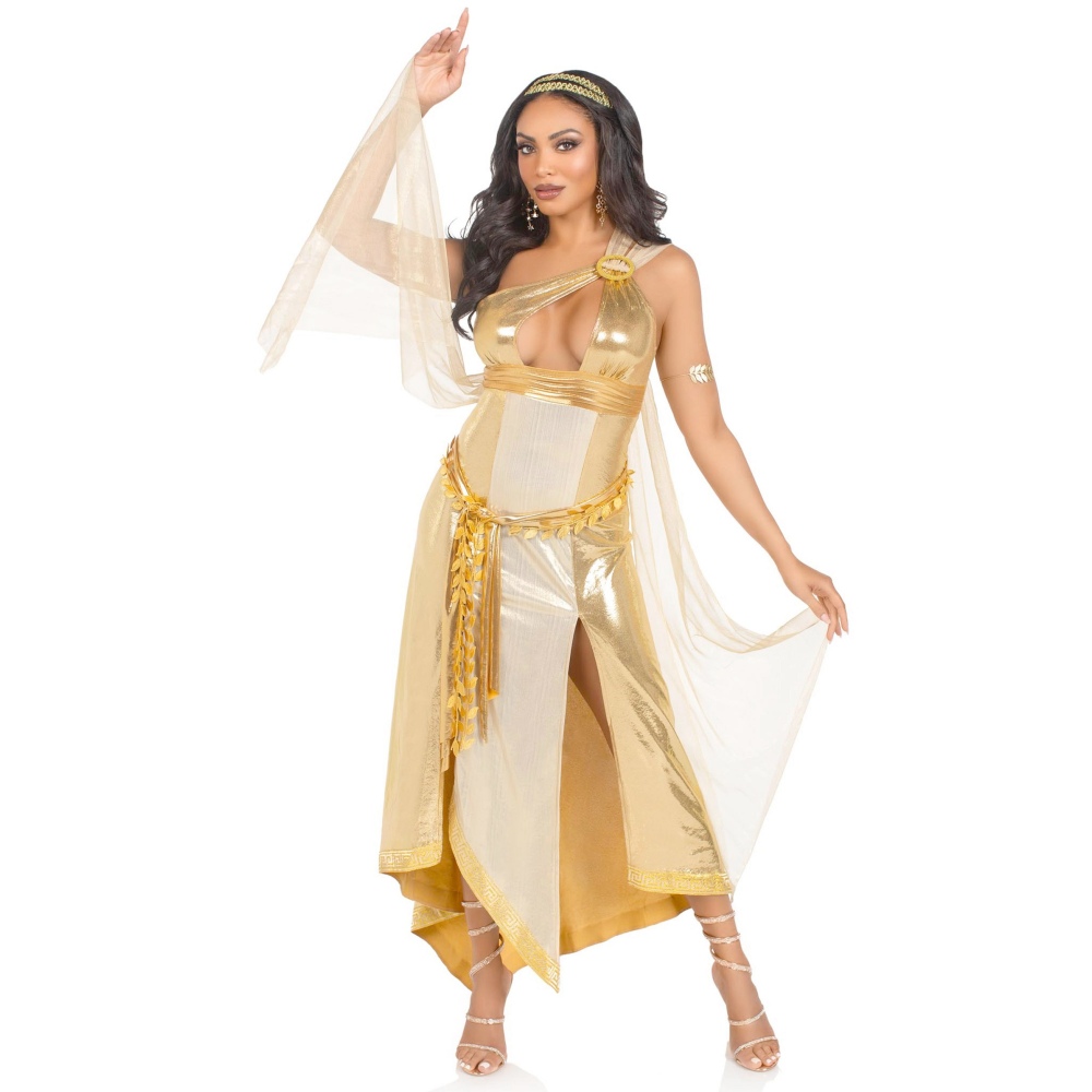 Leg Avenue Leg Avenue - Golden Goddess Costume - Gold coloured | Attitu