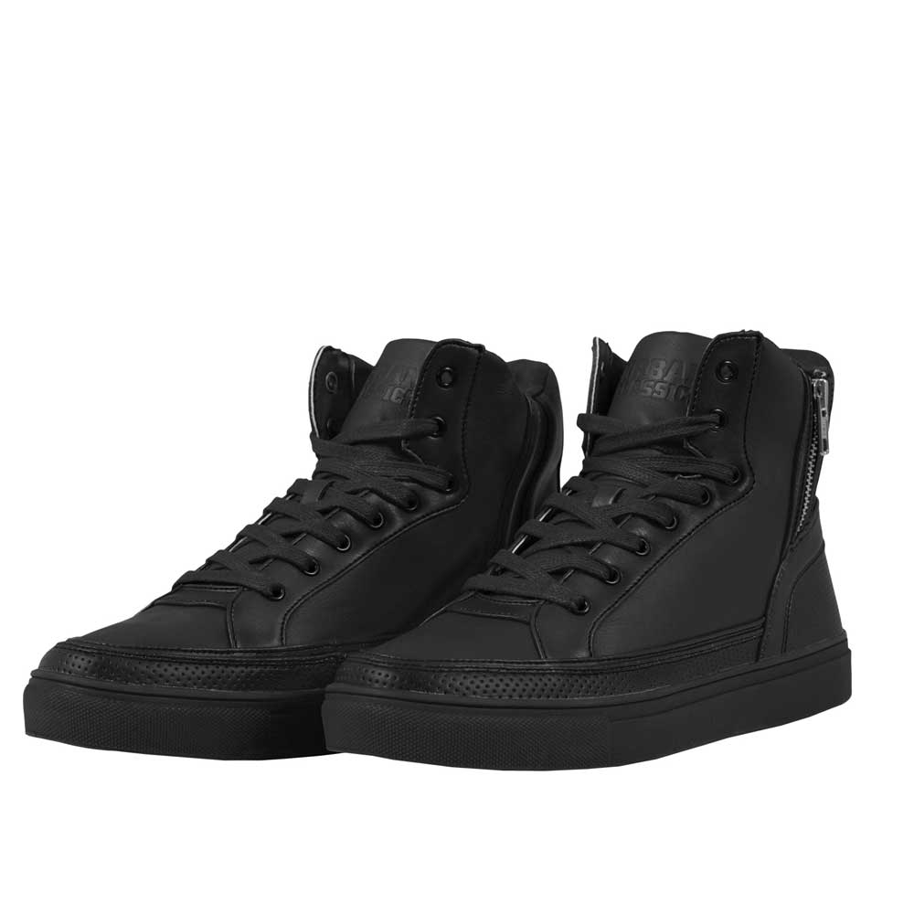 high top sneakers with zipper