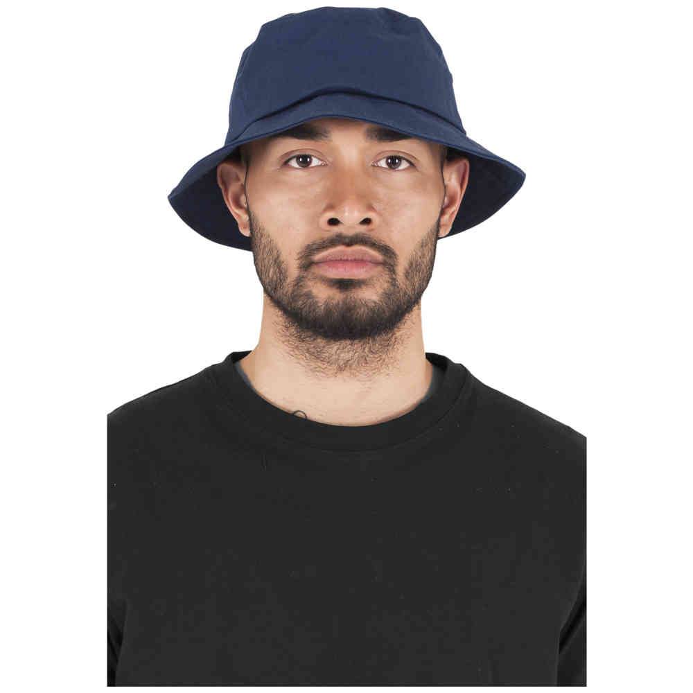 Urban Classics Flexfit Cotton Twill Bucket Hat Navy One Size Attitude
