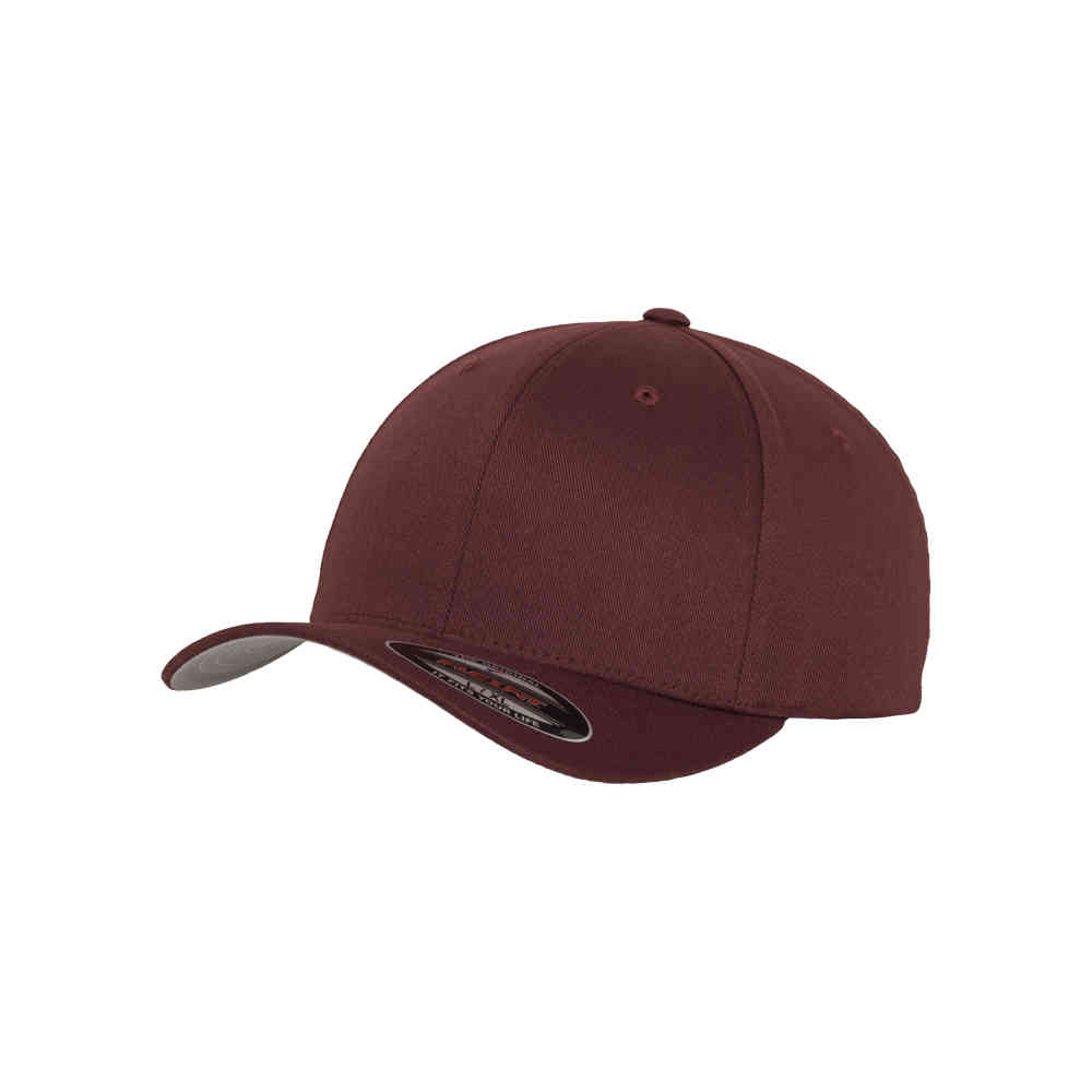 burgundy wooly hat