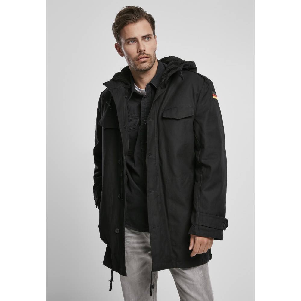 Brandit Brandit Flag Parka coat Black Attitude Europe
