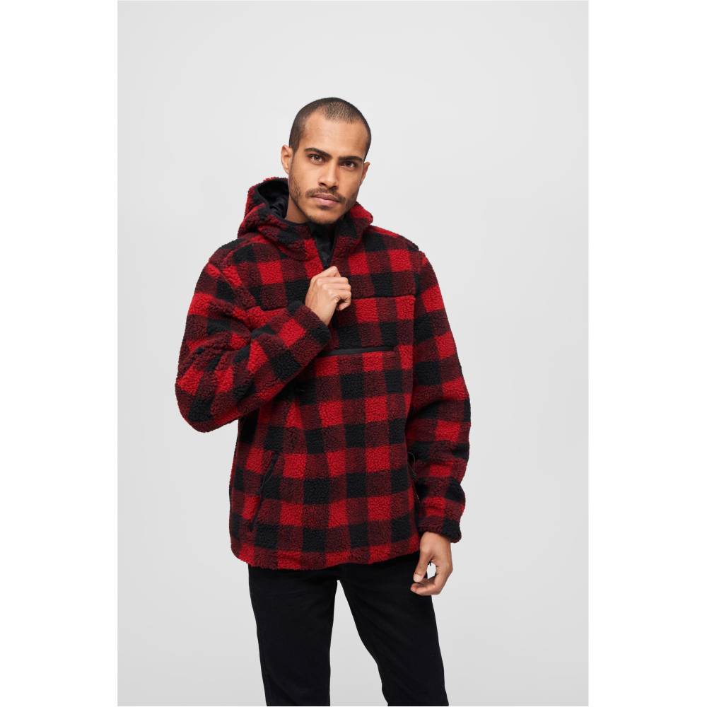 Veste Polaire Worker Brandit Teddyfleece - Pour Homme, Noir - Neuve Avec étiquettes