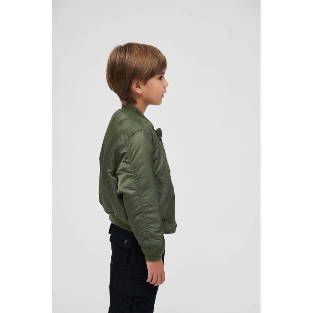 Brandit Brandit - MA1 Kids Bomber Jacket - Green | Attitude Europe