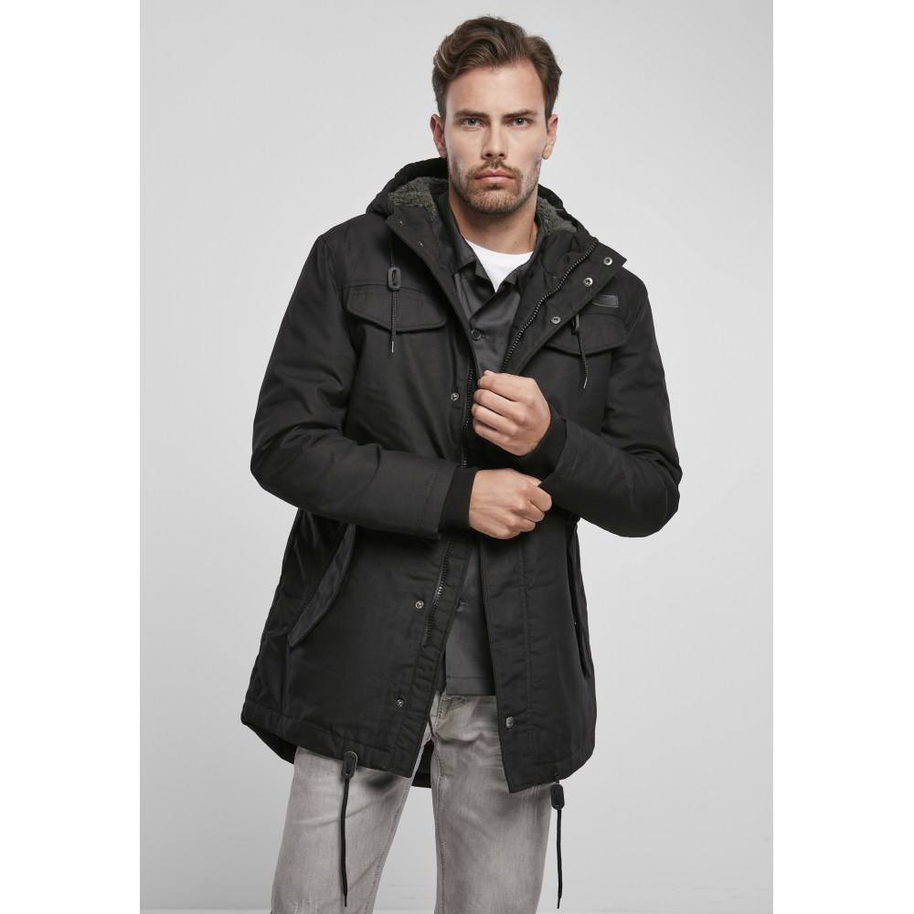 Brandit Marsh Lake Parka coat Black1
