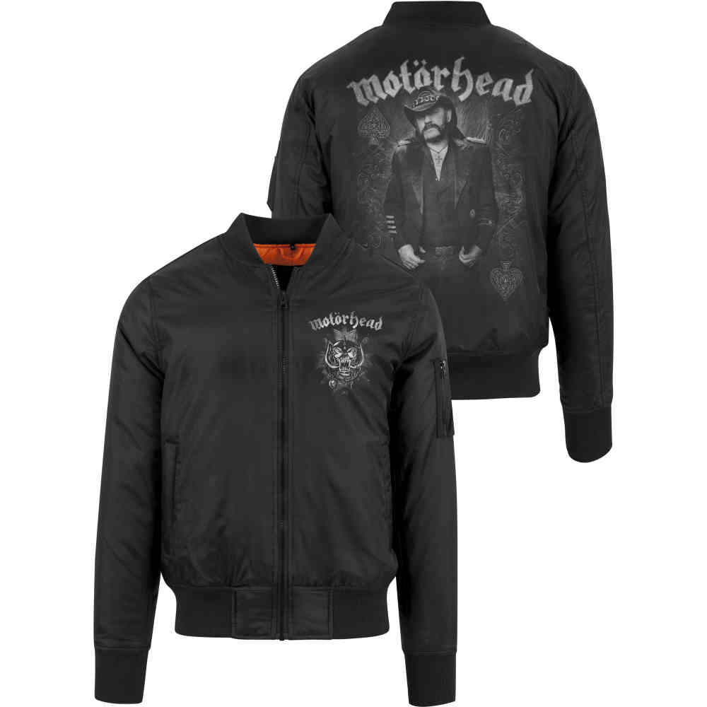 Urban Classics Urban Classics Motorhead Bomber Jacket Motorhead Lemmy B