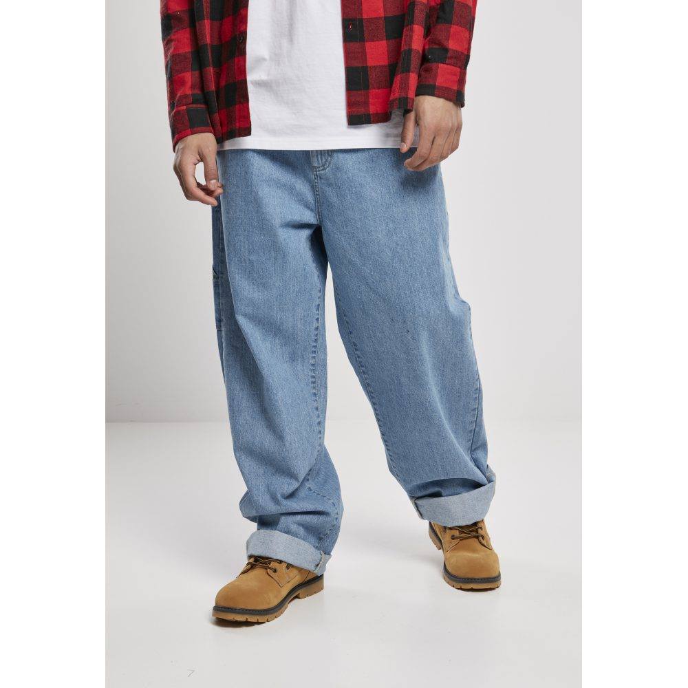 Southpole Relaxed fit jeans - retro mid blue/blauw Southpole Relaxed fit jeans - retro mid blue/blauw