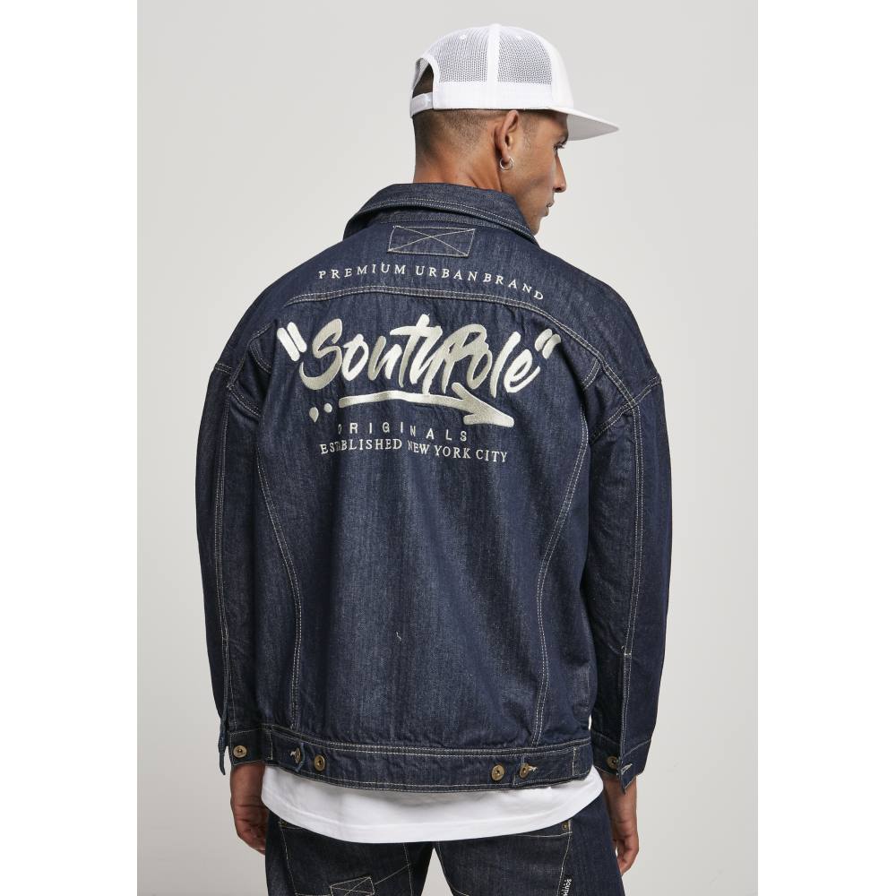 Southpole Southpole Jacket Script Denim 
