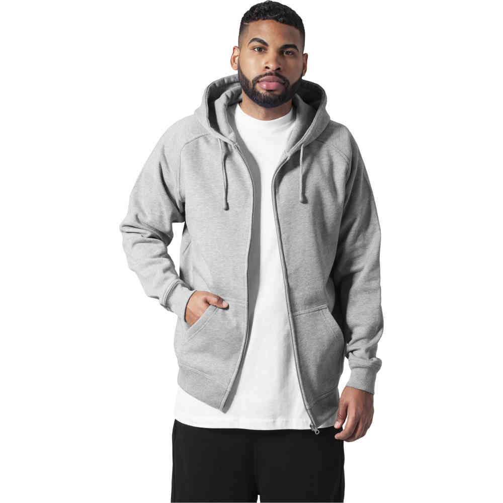 Urban Classics Urban Classics Zip hoodie Basic Grey | Attitude Europe