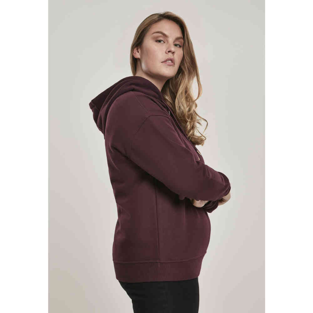 fluid womens jacket burgundy