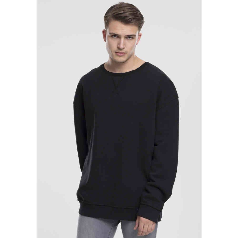 Urban Classics Mens Oversized Open Edge Crew Jumper