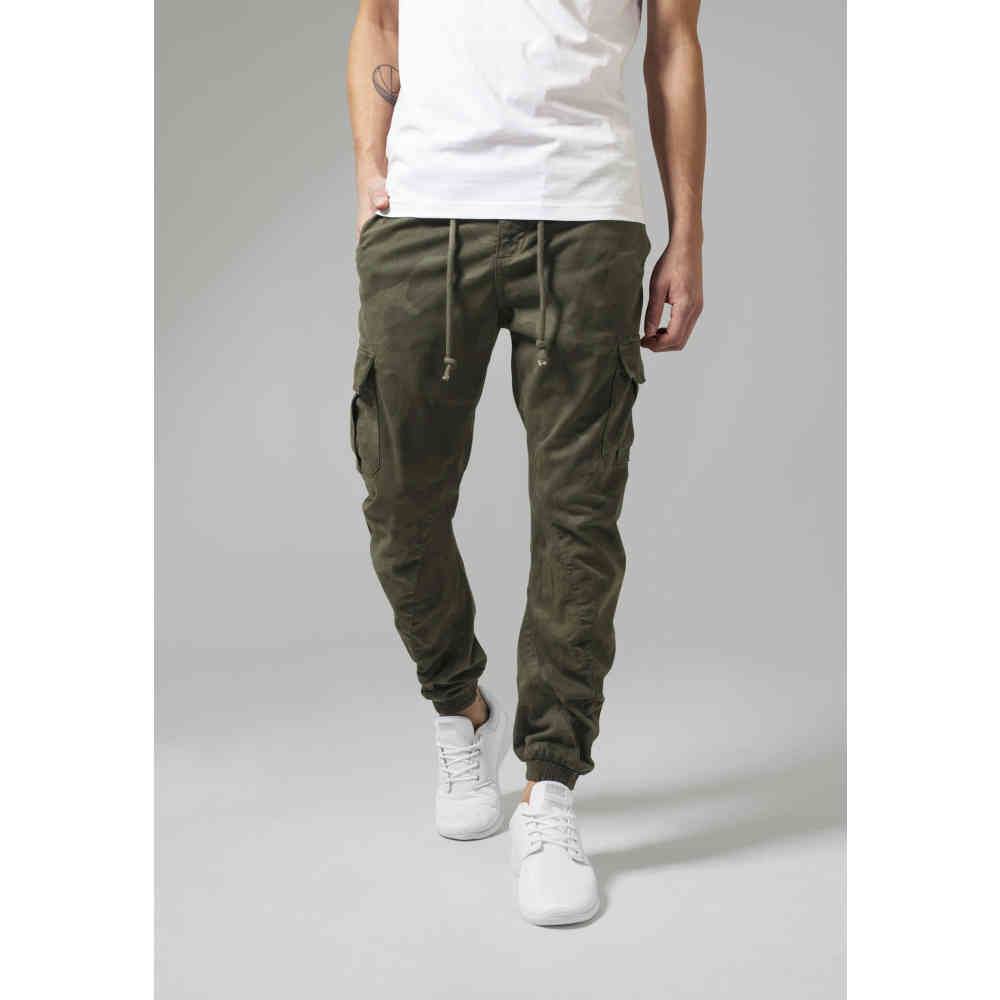 Urban Classics Urban Classics Camo Pantalon cargo Vert