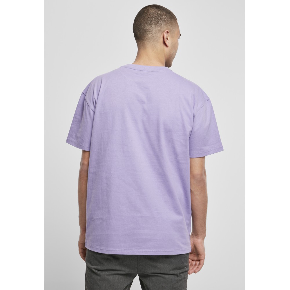 Urban Classics Heavy Oversized Heren Tshirt Paars