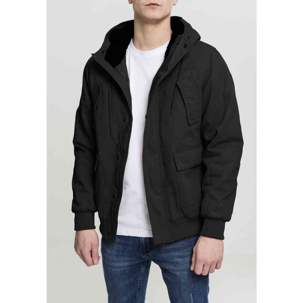 hooded cotton jacket