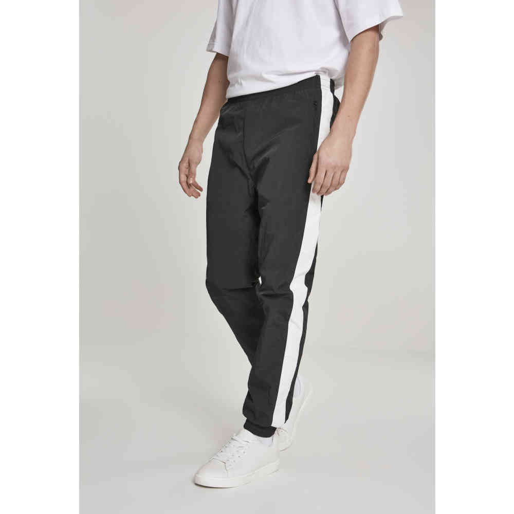 mens joggers with stripe down side
