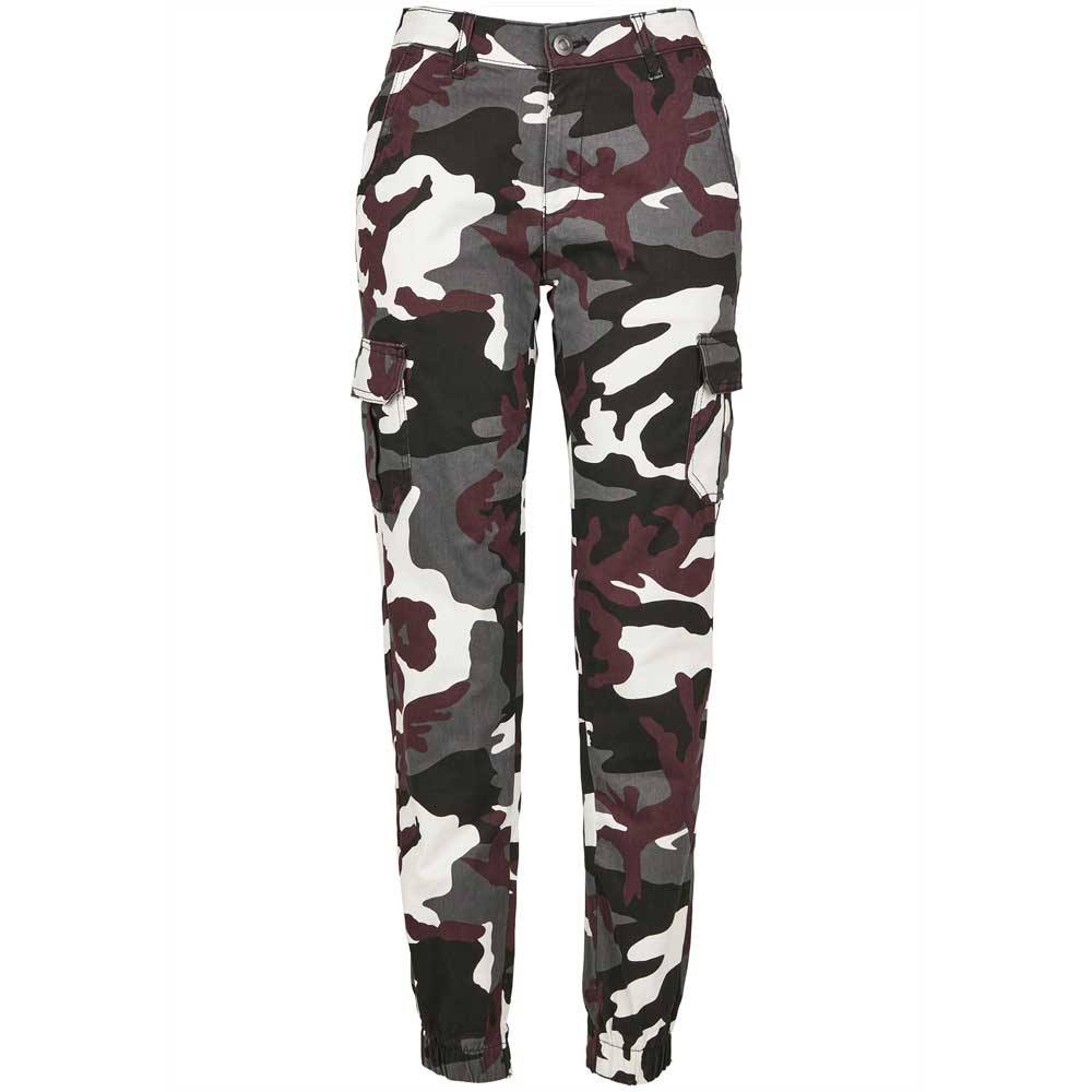 Urban Classics Urban Classics Cargo Pants High Waist Camo Red Attitud Urban Classics Urban Classics Cargo Pants High Waist Camo Red Attitud