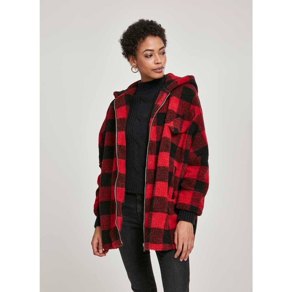 Urban Classics Urban Classics Oversized Check Sherpa Winter coat