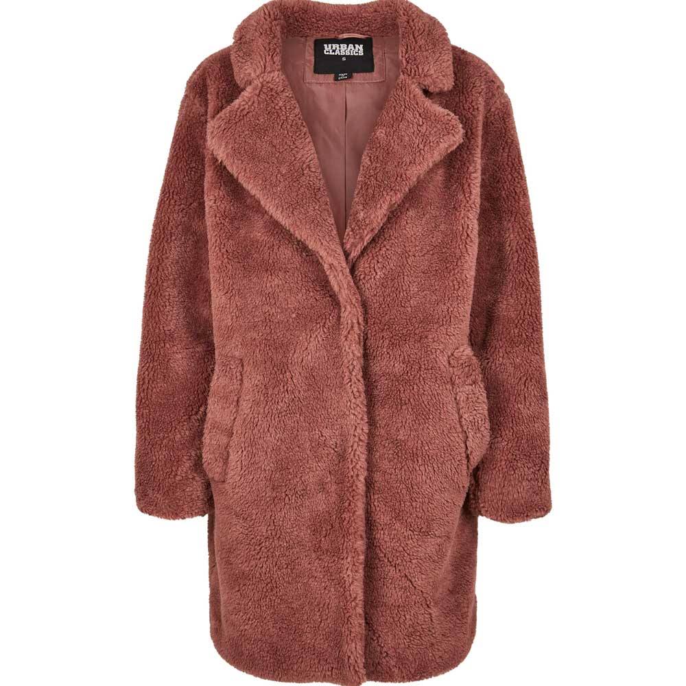 Urban Classics Oversized Sherpa Winter coat Pink