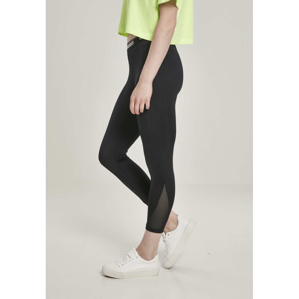 Leggings // Urban classics Ladies High Waist Shiny Rib Pedal