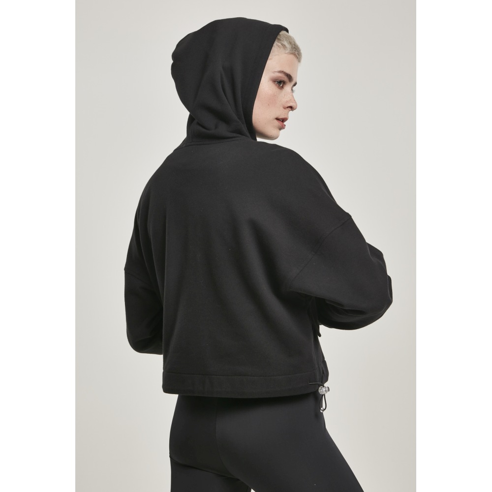 Urban Classics Women Zip Hoodie Short Worker