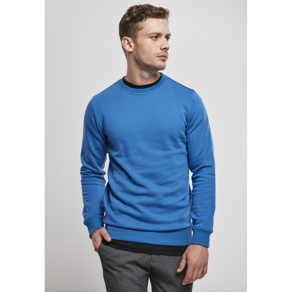 envelop Aanzienlijk storting Urban Classics Urban Classics Sweater/trui Organic Basic Crew Blauw | A