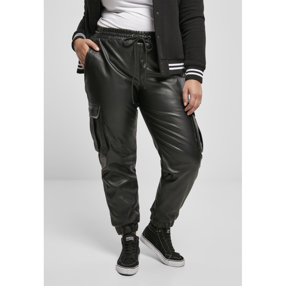 Put on Your Faux Leather Cargo Trousers  Nasty Gal