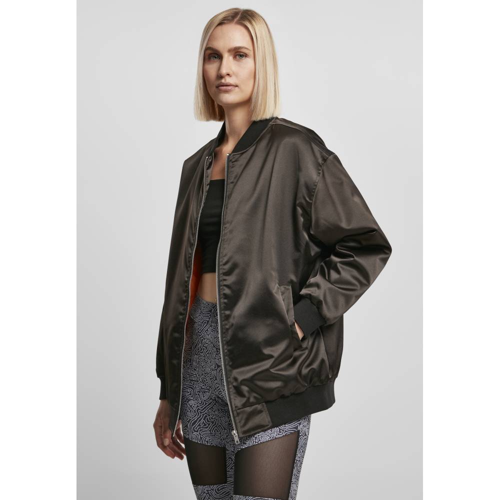 Urban Classics Urban Classics Oversized Satin Bomber jacket