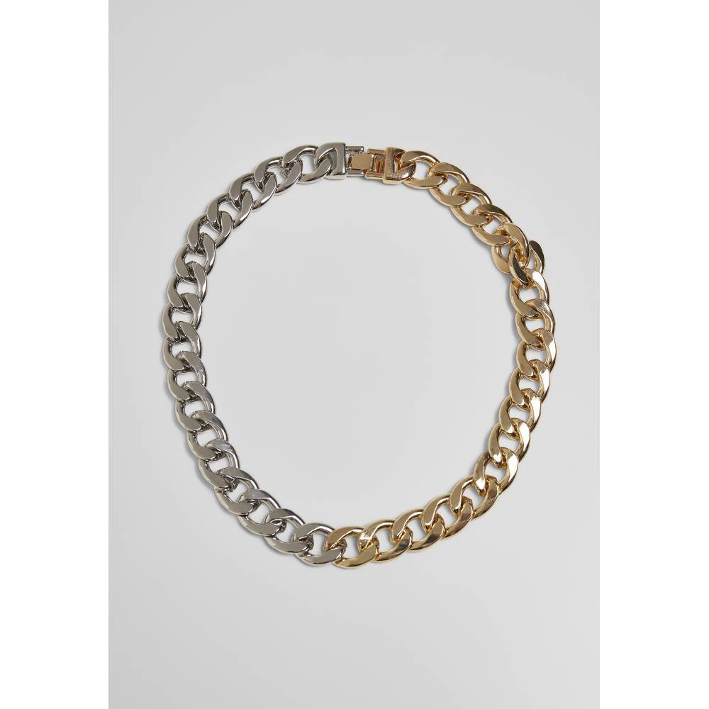 Bracelet // Urban Classics Heavy Two-Tone Bracelet gold/silver