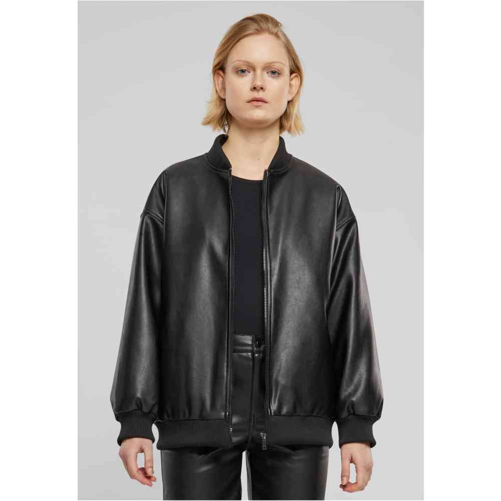 Urban Classics Urban Classics Synthetic Leather Bomberjacke