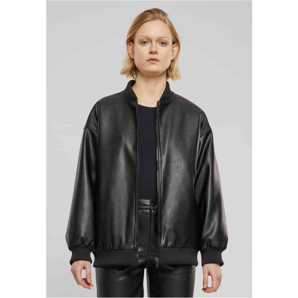 Urban Classics Urban Classics Synthetic Leather Bomberjacke