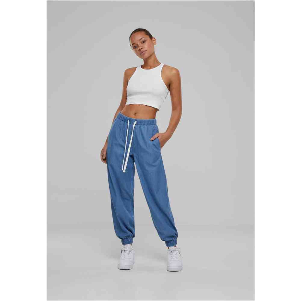 Urban Classics Baggy Light Terry Joggingbroek voor dames, zwart, 5XL Urban Classics Baggy Light Terry Joggingbroek voor dames, zwart, 5XL