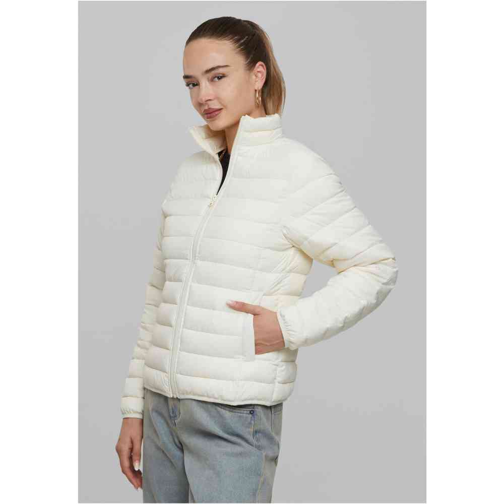 Veste Matelassée Légère Femme Urban Classics - Polyester, Col Montant, Coupe Droite - Parfaite Mi-saison, Voyages