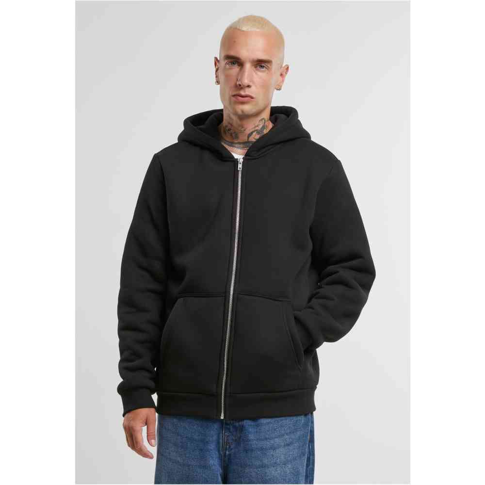 Urban Classics Men's High Neck Hoodie - Oversize Fit With Kangaroo Pocket & Brushed Fleece