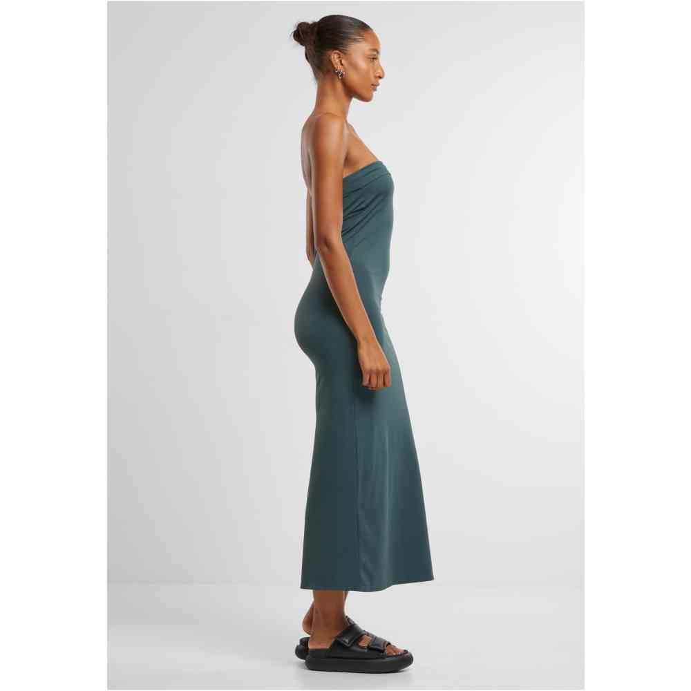 Urban Classics Urban Classics - Bandeau Midi Long dress - Dark green |