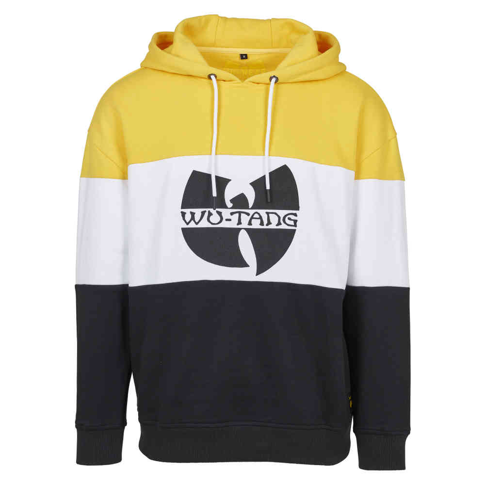 yellow black and white sweatshirt