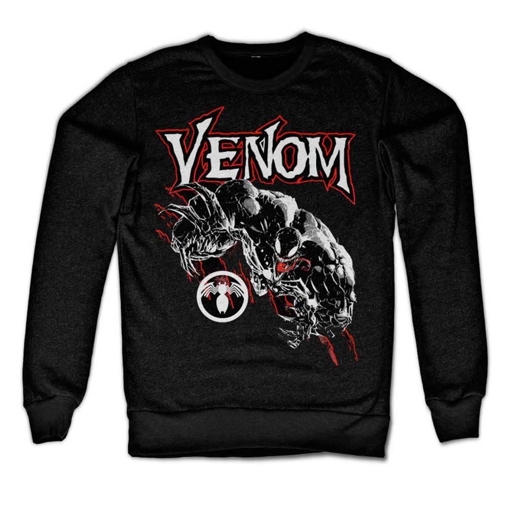 Marvel Spiderman Venom Men Unisex Pullover Sweater Black Superheroe