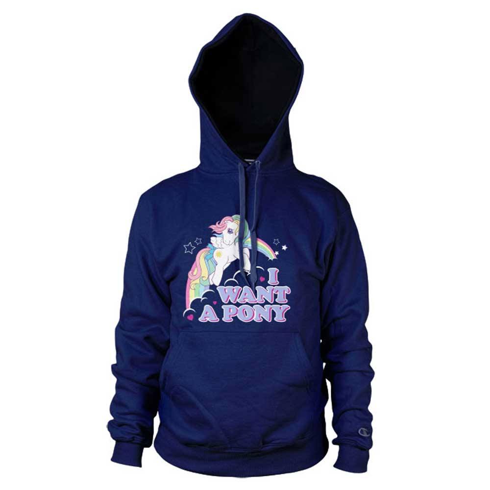 Mein Kleines Pony Ich Will Ein Pony Unisex Hoodie Marineblau Merch