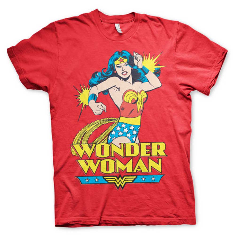red wonder woman shirt
