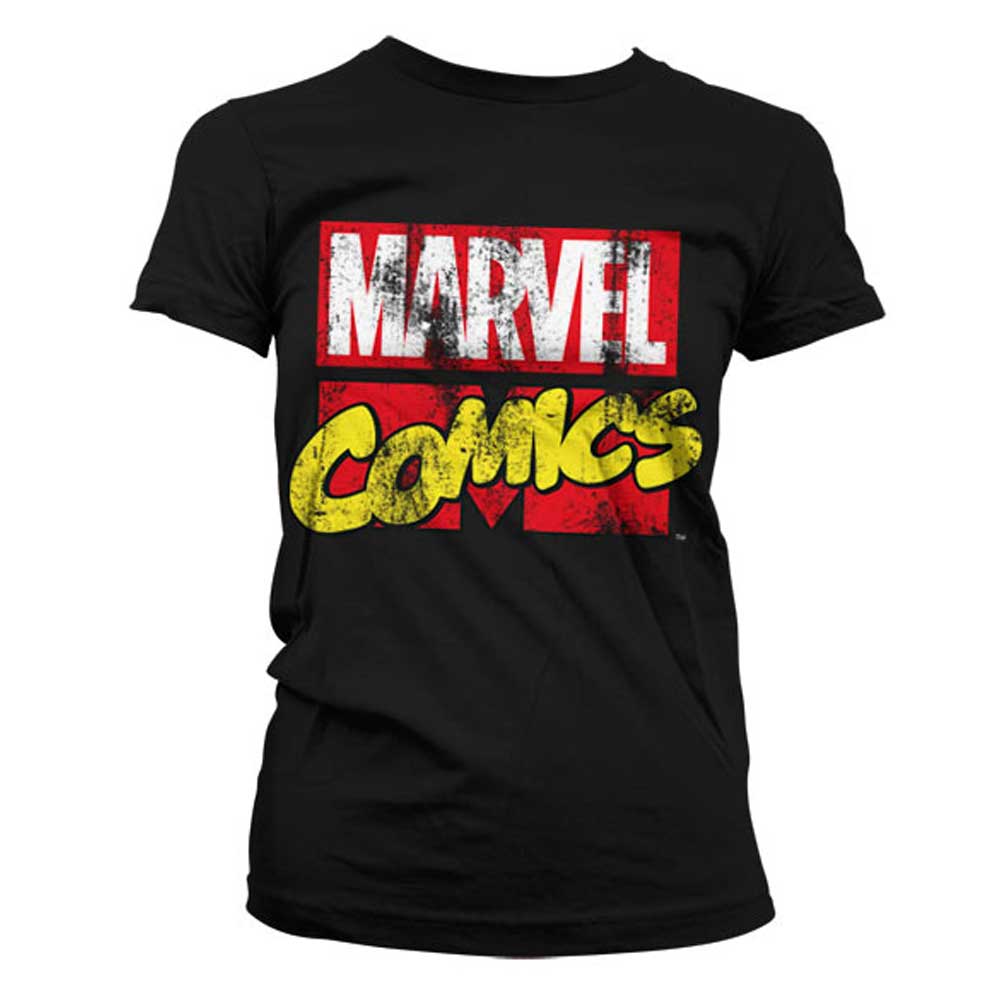 t shirt marvel femme