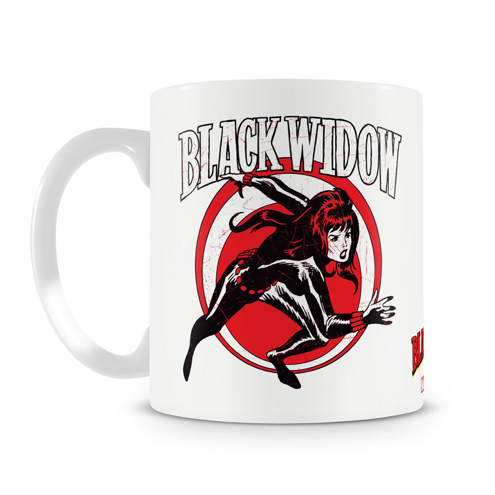 Marvel Marvel Comics Black Widow Kaffeetasse Weiss Superhelden Comic