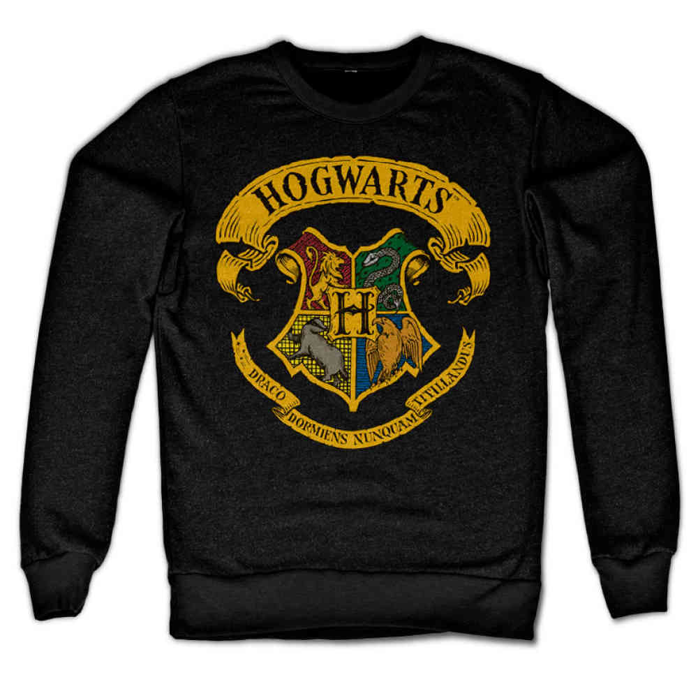 Andes Tablet Allemaal Harry Potter Sweater/trui Hogwarts Crest Zwart | Attitude Holland