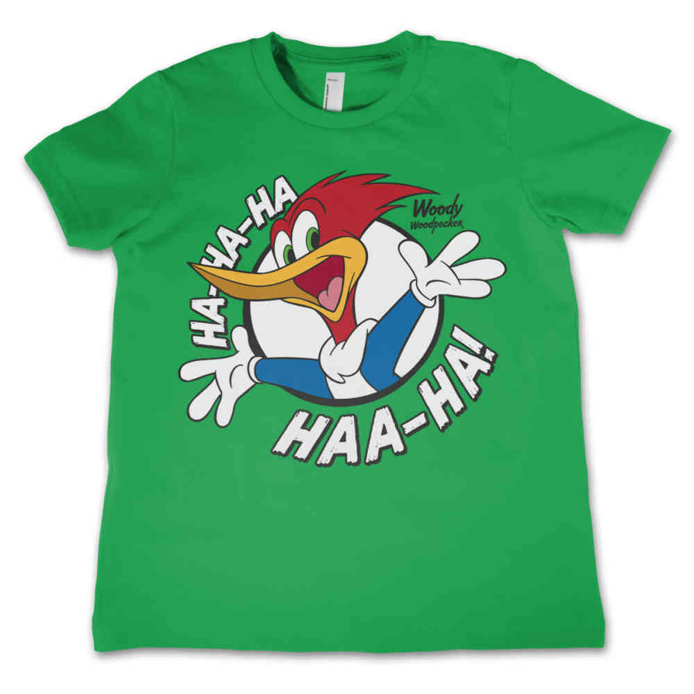 Woody Woodpecker Kinder Tshirt Hahaha Grun Attitude Deutschland