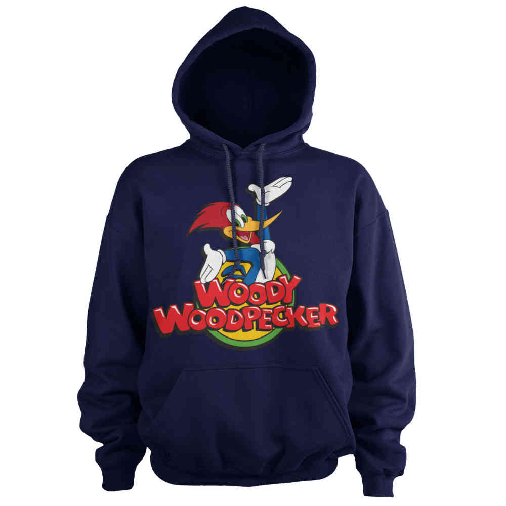 Retro Logo Pullover Hoodie Size L Woody Woodpecker Hoodie